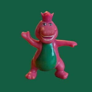 10/$25 Vintage 1990s Barney the Dinosaur King PVC Figure